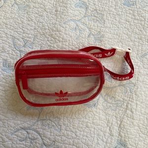 Red adidas Fanny pack